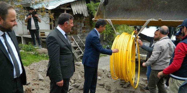 Posof’ta doğalgaz sevinci