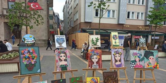 Özel öğrencilerin yıl sonu sergisi açıldı