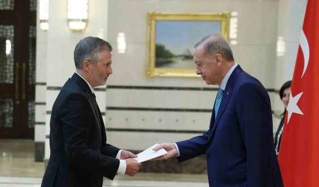Cumhurbaşkanı Erdoğan, Norveç Büyükelçisi Gaarder’i kabul etti