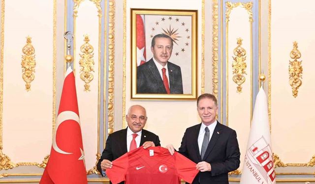 TFF Başkanı Mehmet Büyükekşi, İstanbul Valisi Davut Gül’ü ziyaret etti