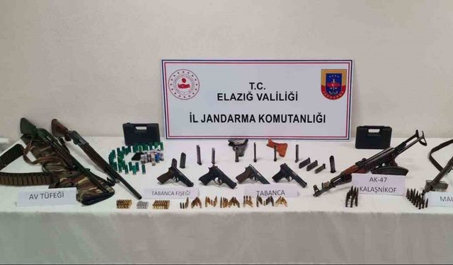 Elazığ’da silah kaçakçılığı operasyonu: 3 gözaltı