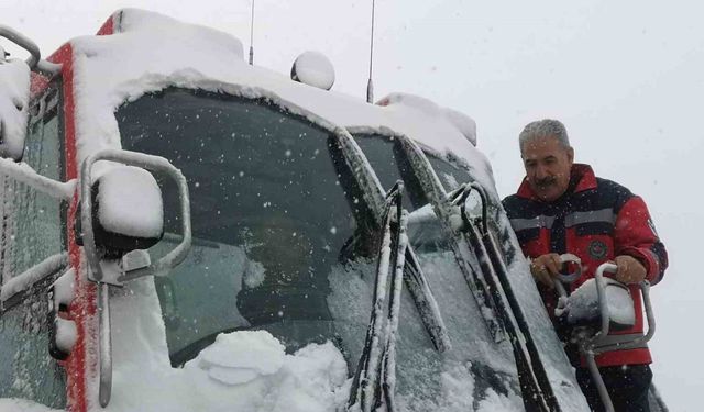 Erzurum’da sağlık personeli kışa hazır