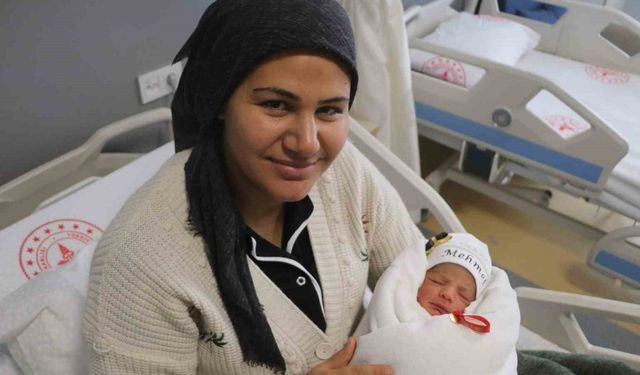 Rekor sürede tamamlanan, hastanede ilk doğum gerçekleşti