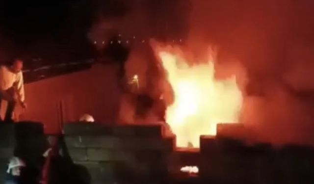Yüksekova’da kalorifer dairesinde korkutan yangın