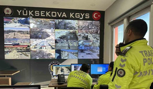 Yüksekova’nın kent güvenliği 24 saat gözetim altında