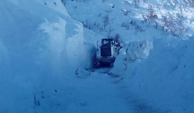 Bingöl’de yüksek rakımlı bölgelerde kar kalınlığı 6 metreyi buldu