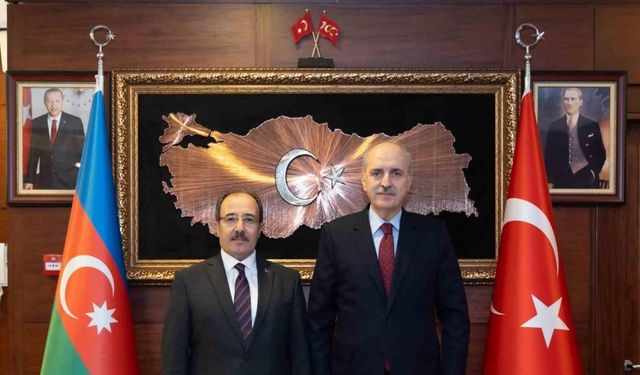 TBMM Başkanı Kurtulmuş, Türkiye’nin Bakü Büyükelçiliğini ziyaret etti