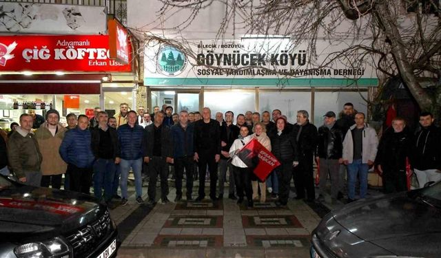 Başkan Bakkalcıoğlu Göynücekliler Derneği’ni ziyaret etti