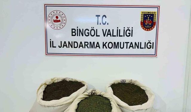 Bingöl’de 34 kilogram uyuşturucu ele geçirildi
