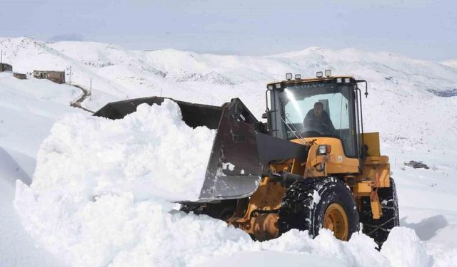 Bitlis’te karla mücadele çalışması devam ediyor