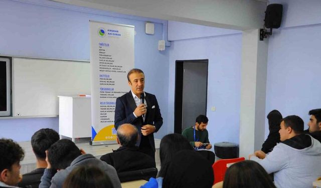 Kırşehir Ahi Evran Üniversitesinden lise öğrencilerine mesleki tanıtım