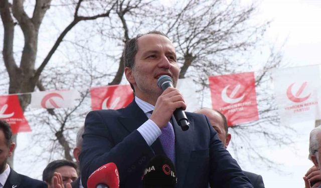 Yeniden Refah Partisi Genel Başkanı Erbakan: “MHP’yi geride bıraktık, şimdi İYİ Parti var”
