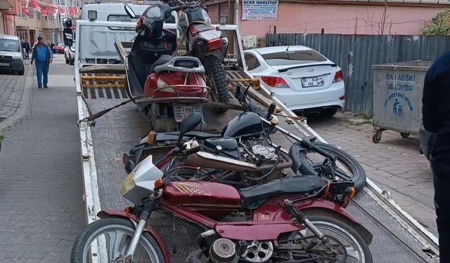 Babaeski’de trafik denetimi: 6 motosiklet trafikten men edildi