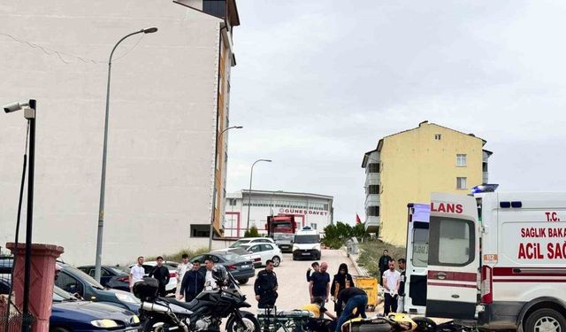 Bilecik’te motosikletlerin çarpışması sonucu 1 kişi yaralandı