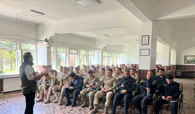 Elazığ’da jandarma personeline yangın eğitimi