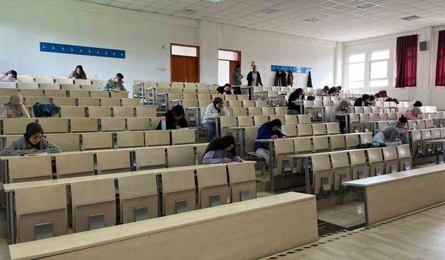 Hisarcık’ta üniversite sınavına hazırlık simülasyonu yapıldı