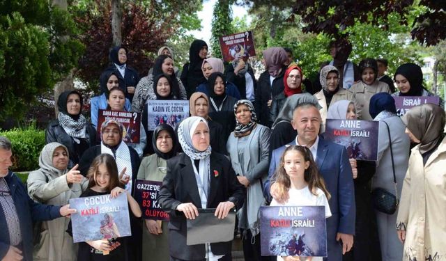 AK Partili kadınlar Gazzeli anneler için seslendi