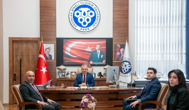 Azerbaycan Kars Başkonsolosu Alekberoğlu’ndan Rektör Levent’e ziyaret