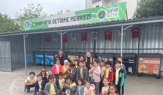 Çiftlikköy’de Sıfır Atık Merkezi 140 öğrenciyi ağırladı
