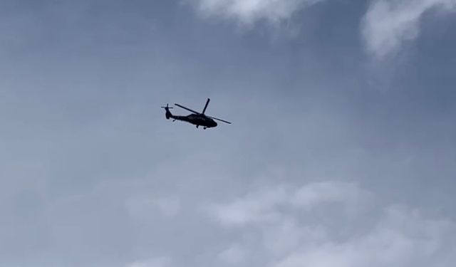 Dağda attan düşen kadın helikopterle hastaneye kaldırıldı