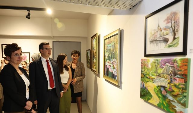 El emeği eserler Nilüfer Sanat Atölyeleri sergisinde açıldı