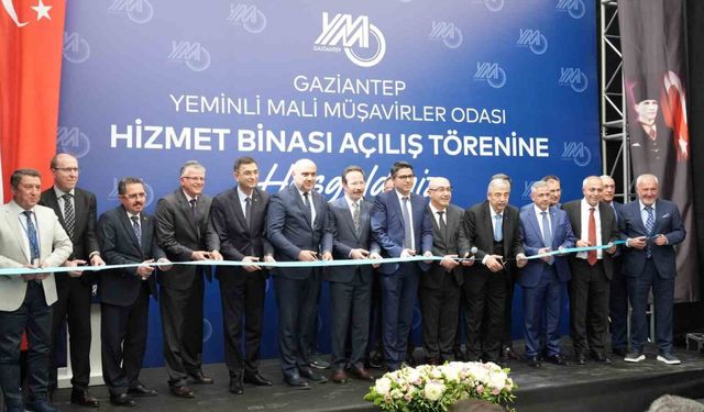 Gaziantep yeminli mali müşavirler odası yeni binası hizmete açıldı