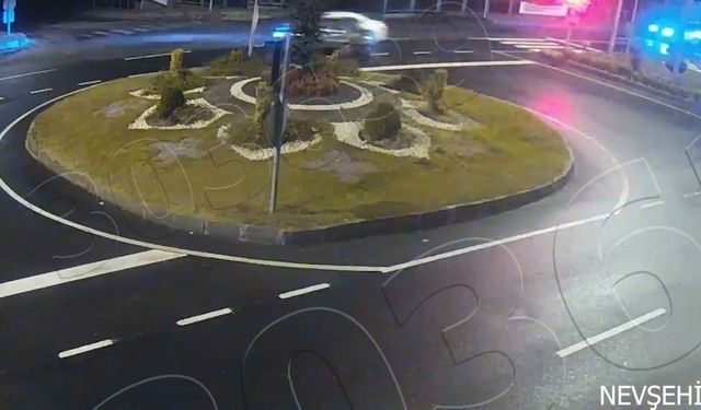 Nevşehir’de kazalar güvenlik kameralarına yansıdı