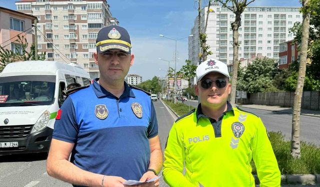 Trafik Haftası’nda polis zabıta kol kola