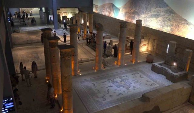 Gaziantep Zeugma Mozaik Müzesi’ne yılık ilk 7 ayında ziyaretçi akını