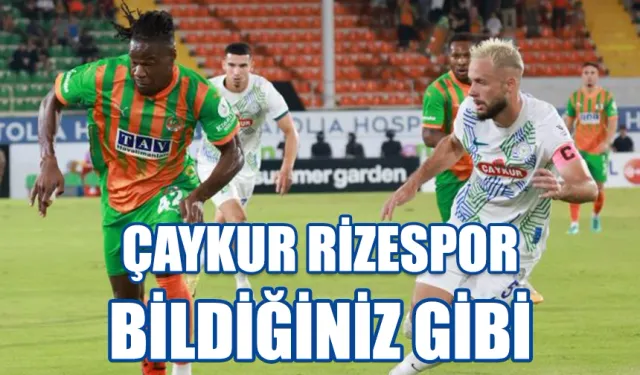 Çaykur Rizespor'da kötü gidiş durdurulamıyor