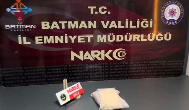 Batman’da uyuşturucu operasyonu: 2 tutuklama