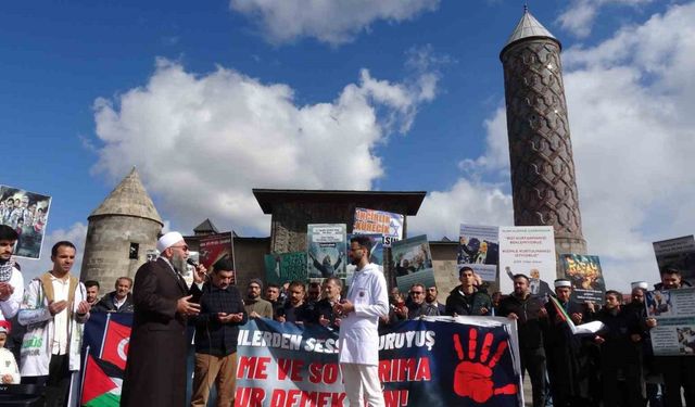 Erzurum’da Yahya Sinvar için gıyabi cenaze namazı kılındı