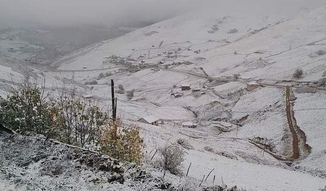 Giresun’un yüksek kesimlerinde kar yağışı etkisini gösterdi