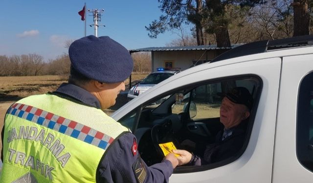 Kırklareli’de dron destekli trafik denetimi