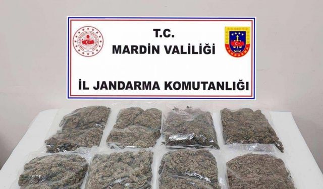 Mardin’de durdurulan araçta uyuşturucu madde ele geçirildi