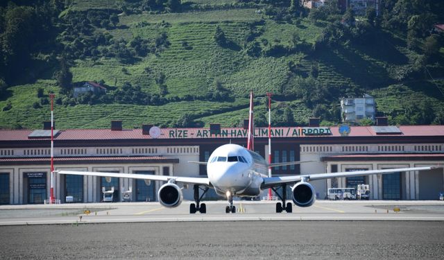 Antalya-Rize uçuşları Pazartesi ve Cuma günleri yapılacak