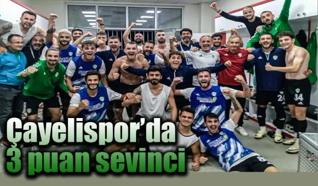 Smart Holding Çayelispor'da 3 puan sevinci