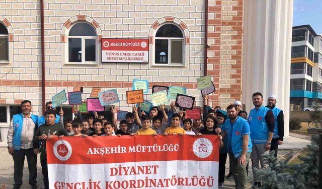 Akşehir’de öğrenciler ara tatil kampı ile sevindi