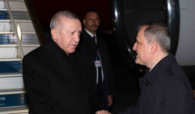 Cumhurbaşkanı Erdoğan Azerbaycan’da