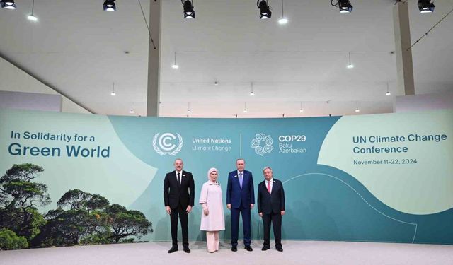 Cumhurbaşkanı Erdoğan, COP29 alanına geldi