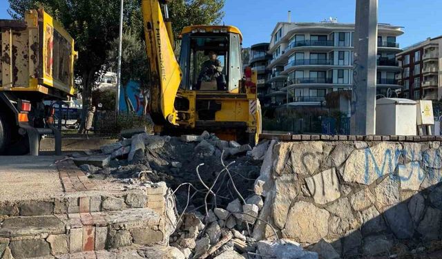 Didim Belediyesi’nden Altınkum’a ek yağmur suyu tahliye hattı