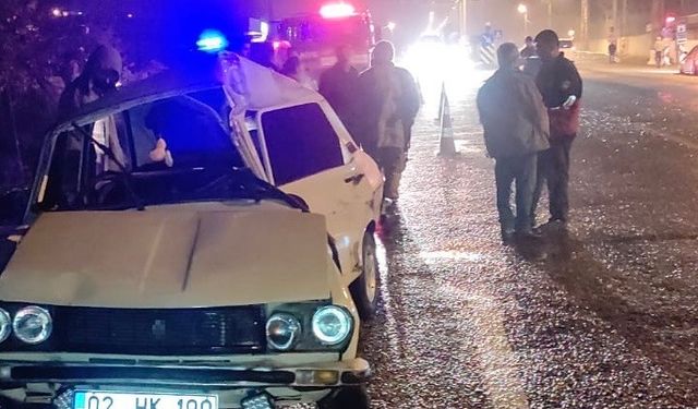 Doğanşehir’de tır ile otomobil çarpıştı: 1 yaralı