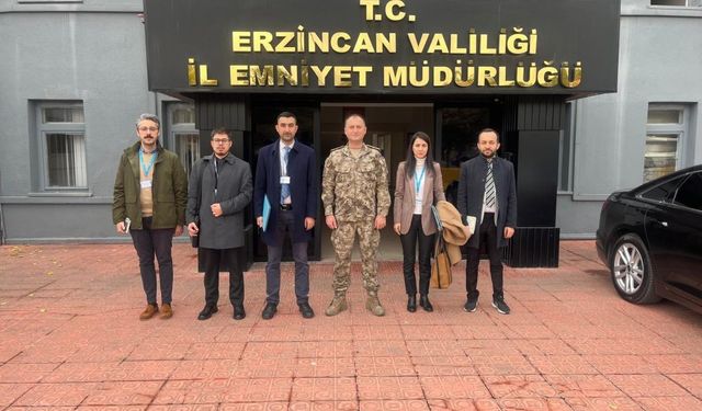 Erzincan İl Emniyet Müdürlüğü nezarethanelerine habersiz ziyaret