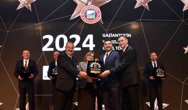 GSO Gaziantep’in yıldızları ödül töreni