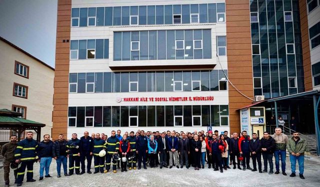 Hakkari’de nefes kesen tatbikat