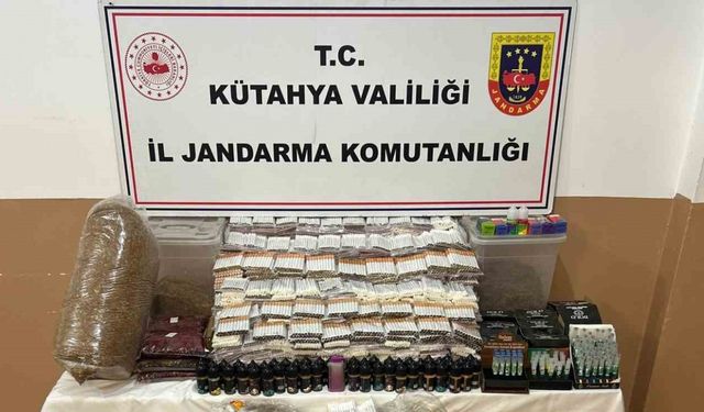 Kütahya’da kaçak tütün operasyonu