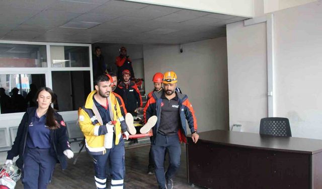 Şırnak’ta deprem tatbikatı