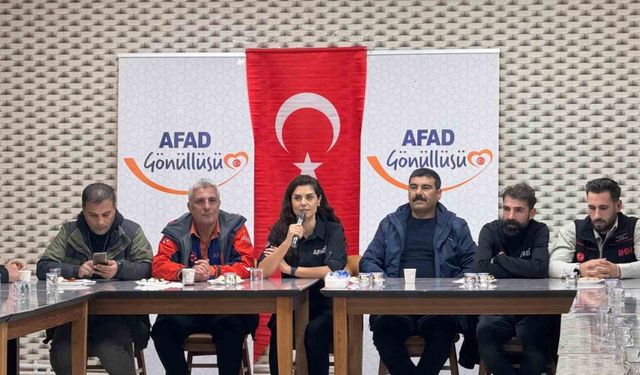 AFAD’dan, onurlandıran etkinlik