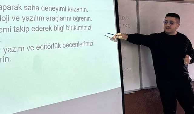 Ajans haberciliğinin perde arkası BEUN Meslek Yüksekokulu’nda anlatıldı