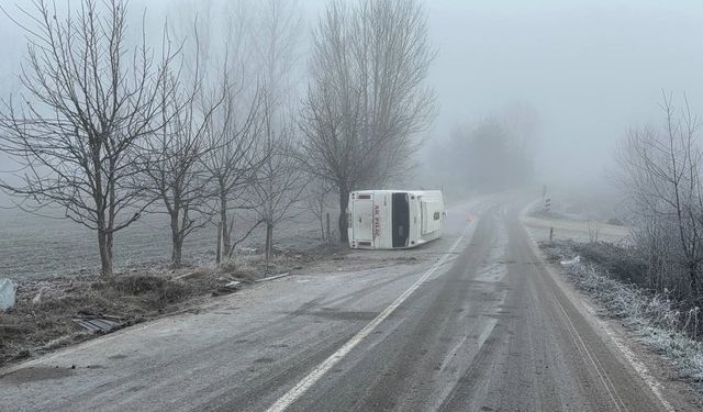 Akpiliç servisi 1 işçiye mezar oldu